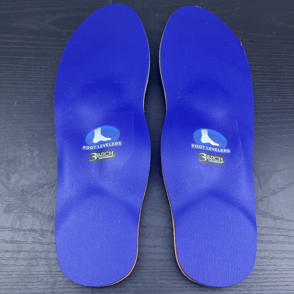 Foot Levelers Arch Advantage 3 Orthotic Insoles Women's Size 10 Custom Pair